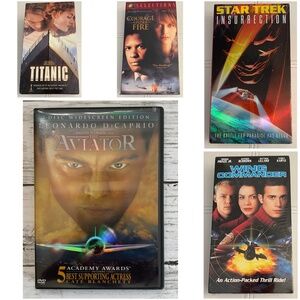 5 Vintage Movies (Drama and Sci-Fi/VHS and DVD)